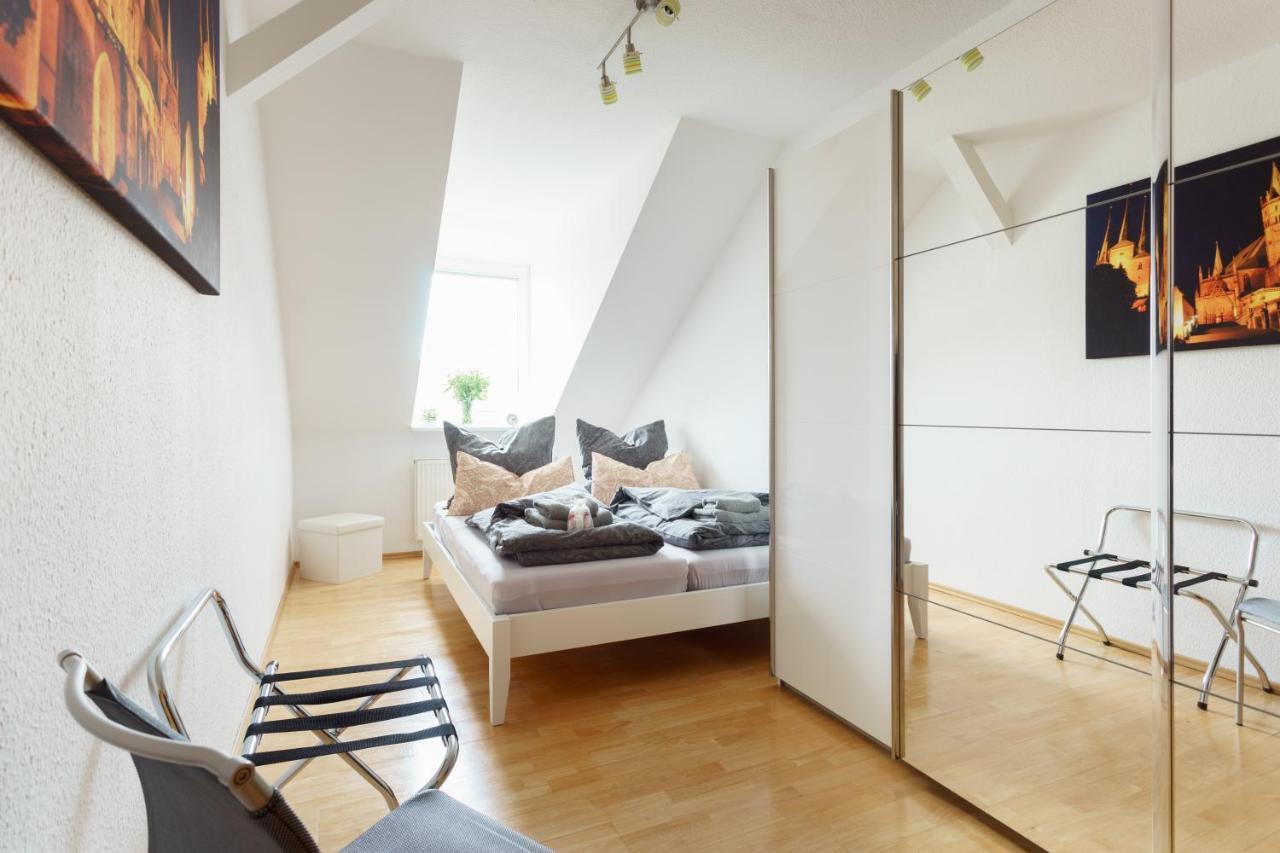 Wohnung Mit Blick Auf Die Zitadelle Petersberg - 3 Zimmer Erfurt Exteriér fotografie