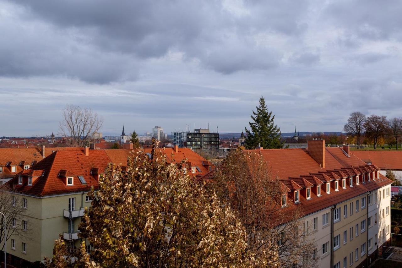 Wohnung Mit Blick Auf Die Zitadelle Petersberg - 3 Zimmer Erfurt Exteriér fotografie